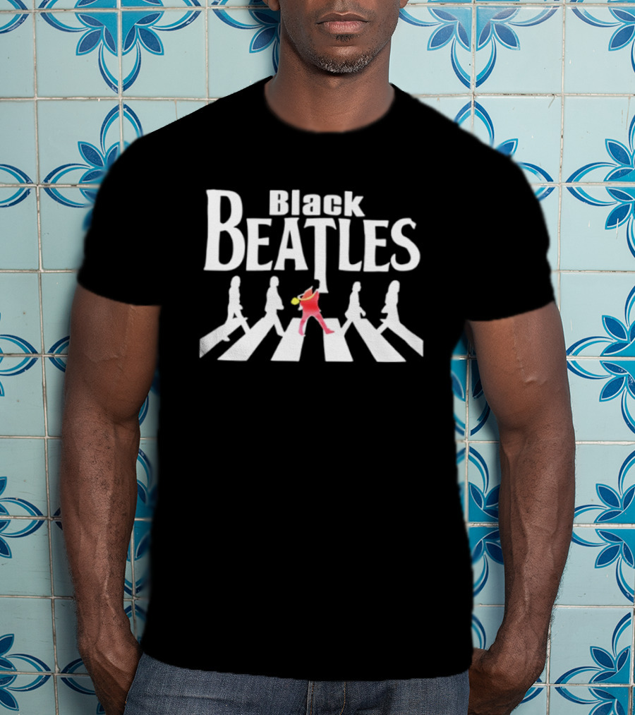 Black Beatles Abbey Road Street T-Shirt
