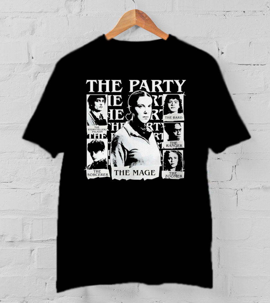 The Party The Rogue The Sorceress The Bard The Warrior The Healer The Mage T-Shirt
