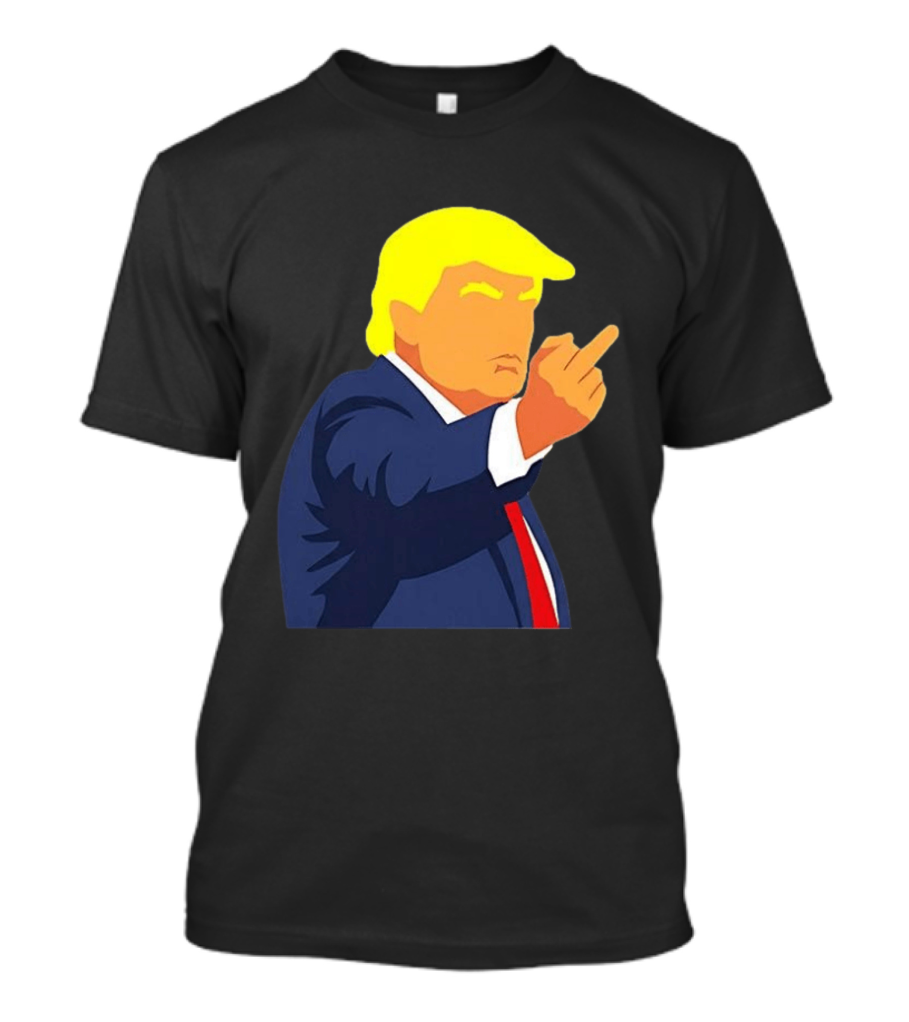 Trump Golden Leader One Finger Salute Iconic Gesture T-Shirt