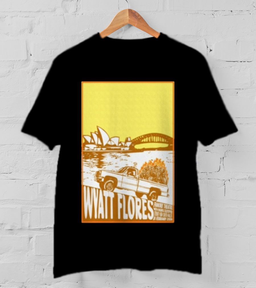 Wyatt Flores Sydney Opera House February 18 2026 Retro Truck Art New South Wales T-Shirt