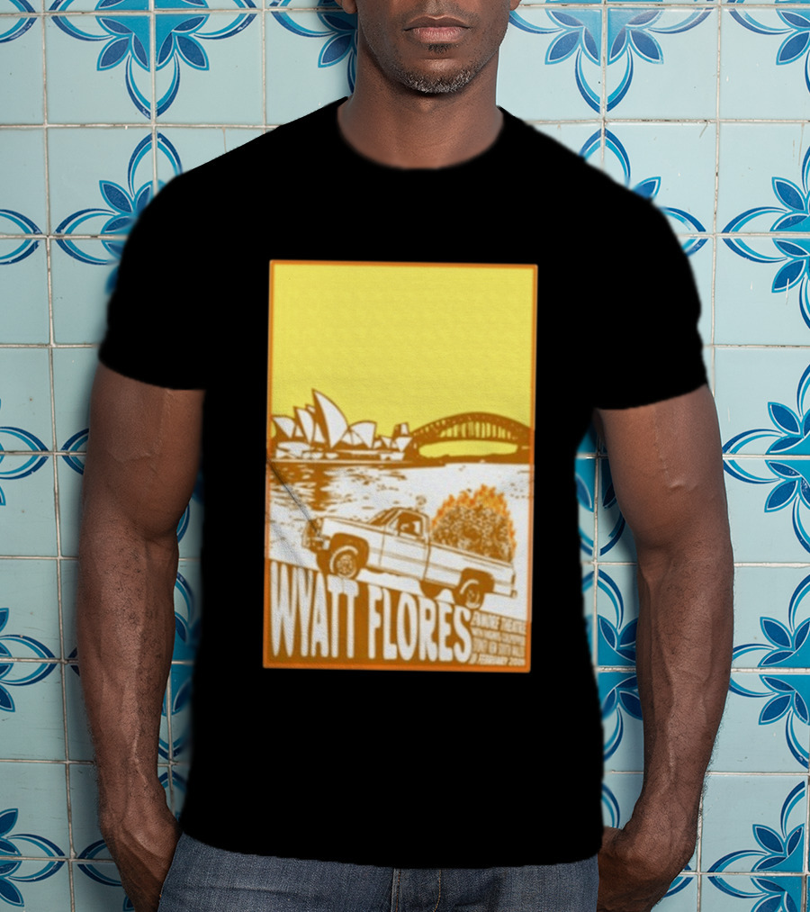 Wyatt Flores Sydney Opera House February 18 2026 Retro Truck Art New South Wales T-Shirt