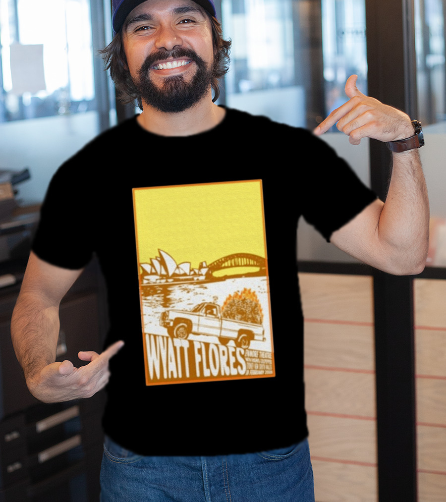 Wyatt Flores Sydney Opera House February 18 2026 Retro Truck Art New South Wales T-Shirt