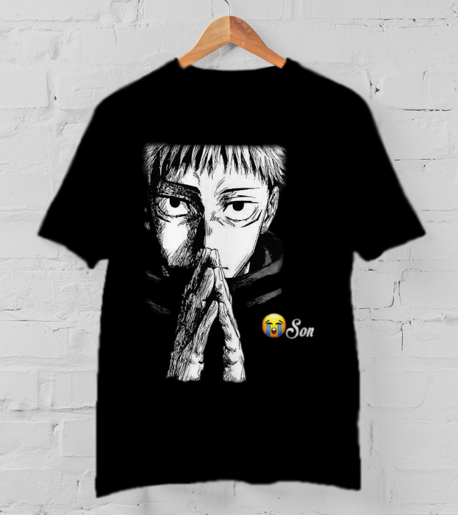 Yuji Itadori Jujutsu Kaisen Cryin Son Manga T-Shirt
