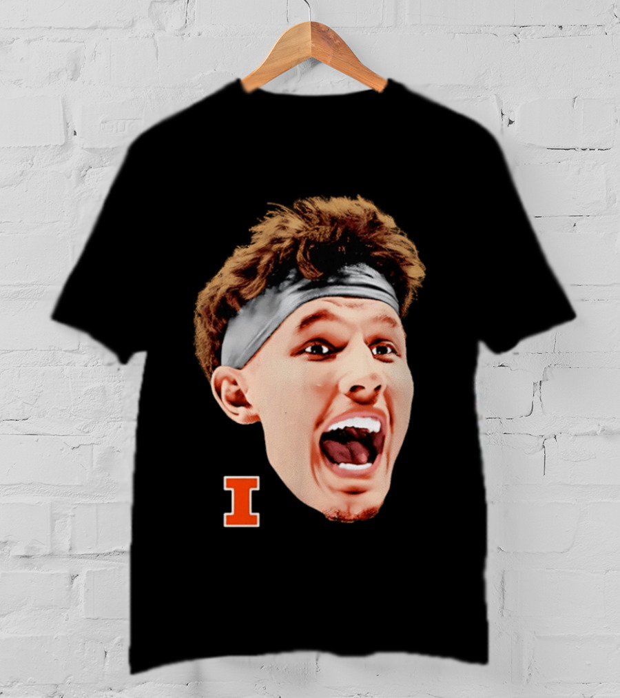 Zvonimir Ivisic Illinois Fighting Illini Big Head Caricature I T-Shirt