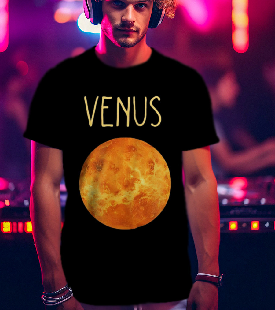 Venus Camiseta Planet Solar System T-Shirt
