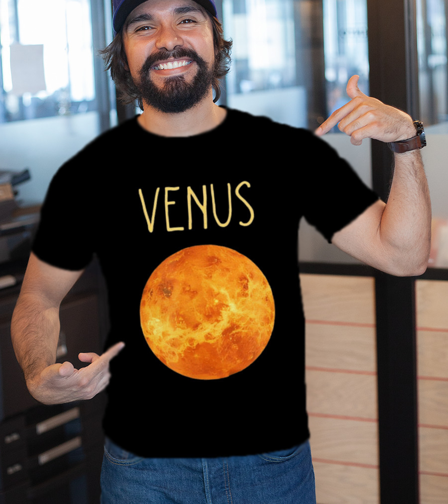 Venus Camiseta Planet Solar System T-Shirt