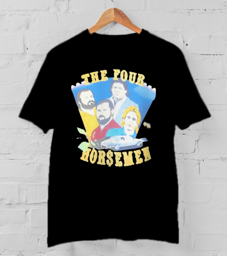 The Four Horsemen Ric Flair Arn Anderson Tully Blanchard Barry Windham Legends T-Shirt