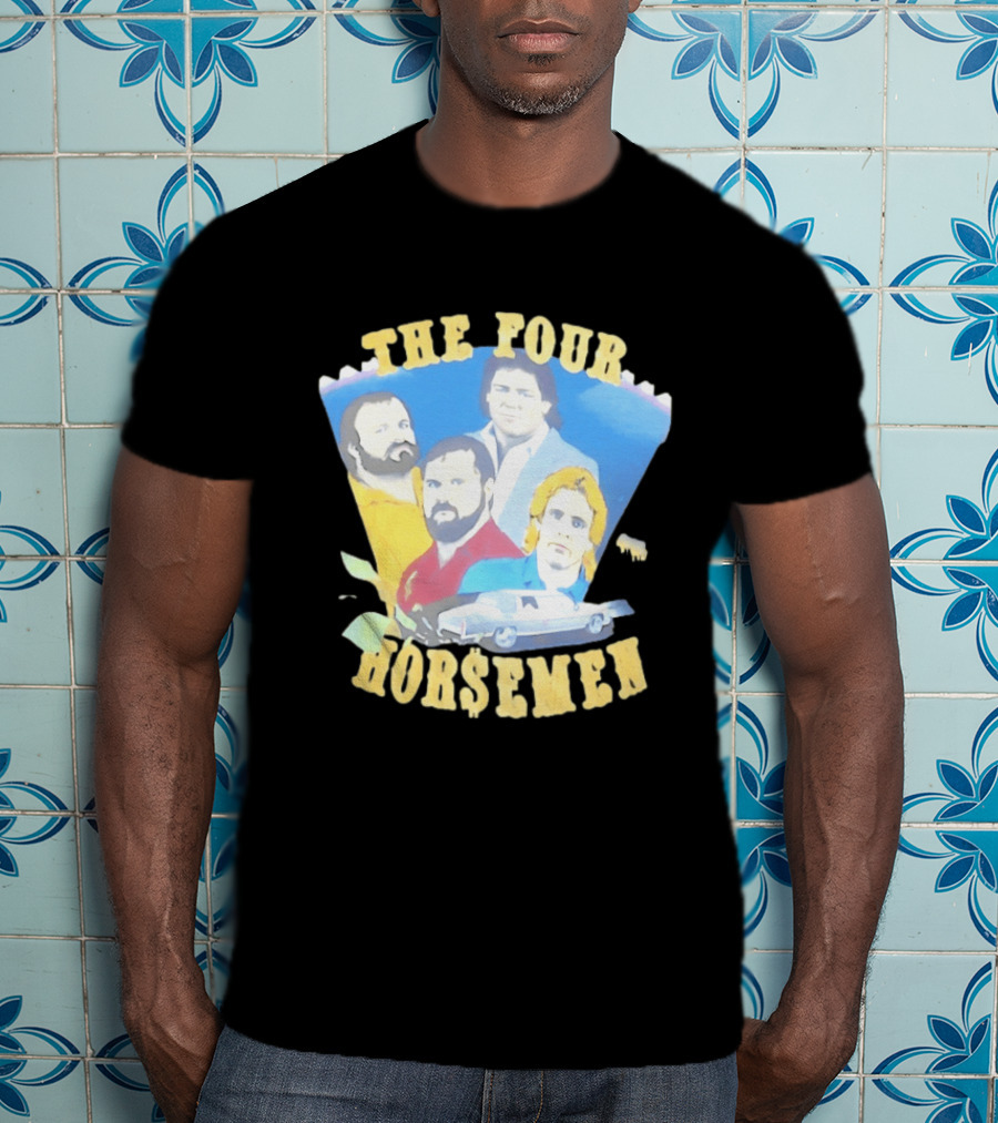 The Four Horsemen Ric Flair Arn Anderson Tully Blanchard Barry Windham Legends T-Shirt