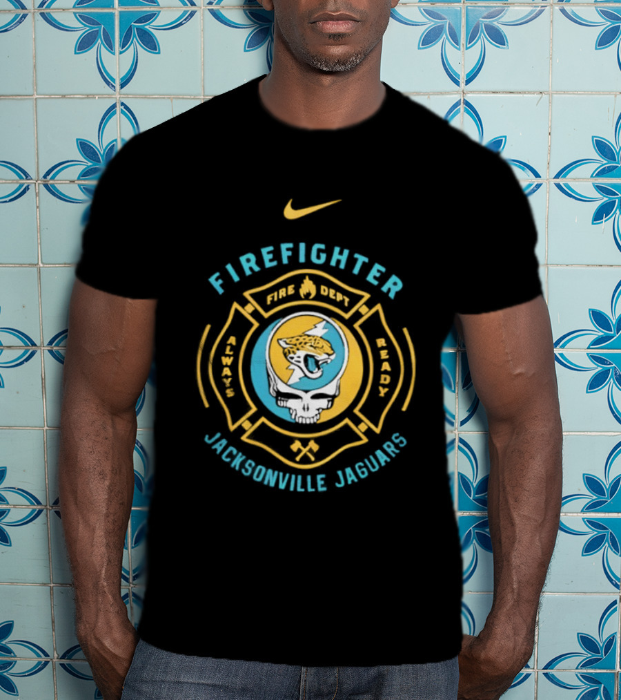 Jacksonville Jaguars Firefighter Nike Mashup T-Shirt