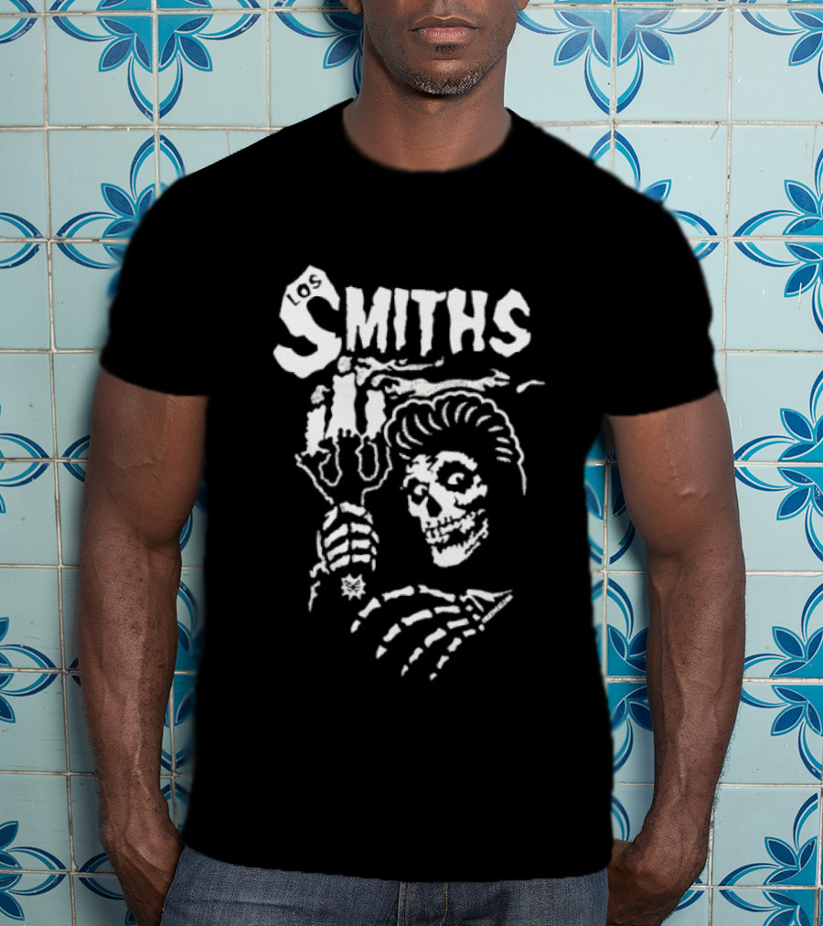 Smiths Skeleton El Joker Band Mashup T-Shirt