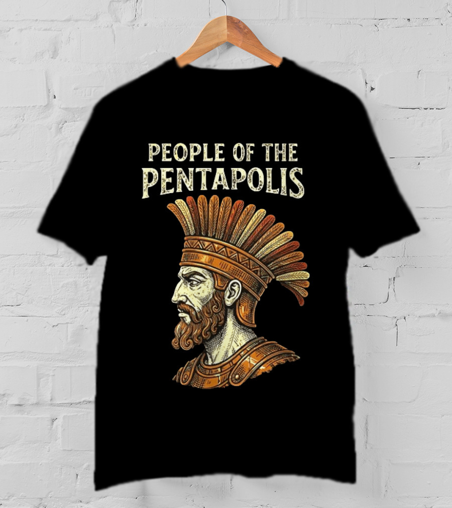 People Of The Pentapolis Ancient Philistine Warrior Bust T-Shirt