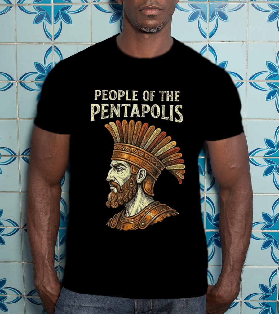 People Of The Pentapolis Ancient Philistine Warrior Bust T-Shirt