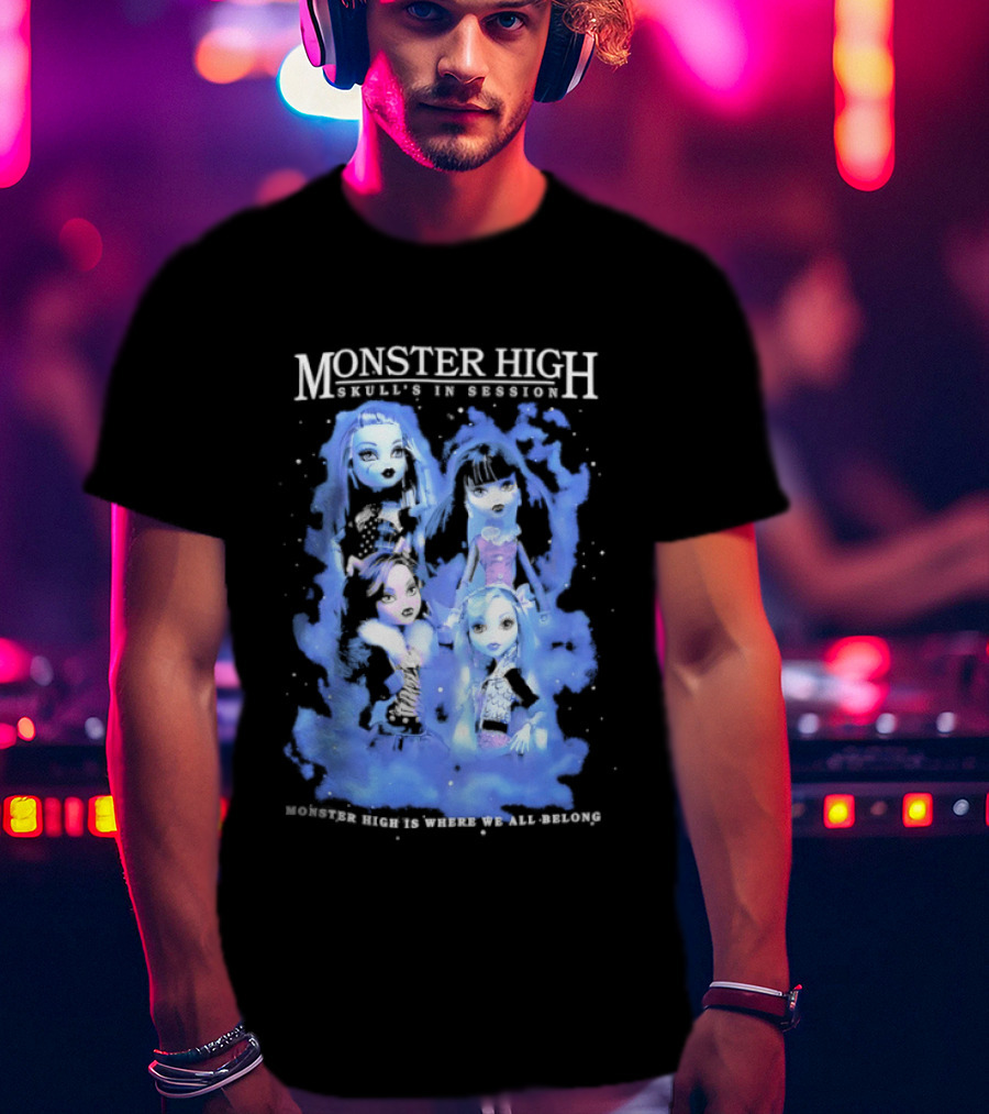 Monster High Skull's In Session Where We All Belong T-Shirt