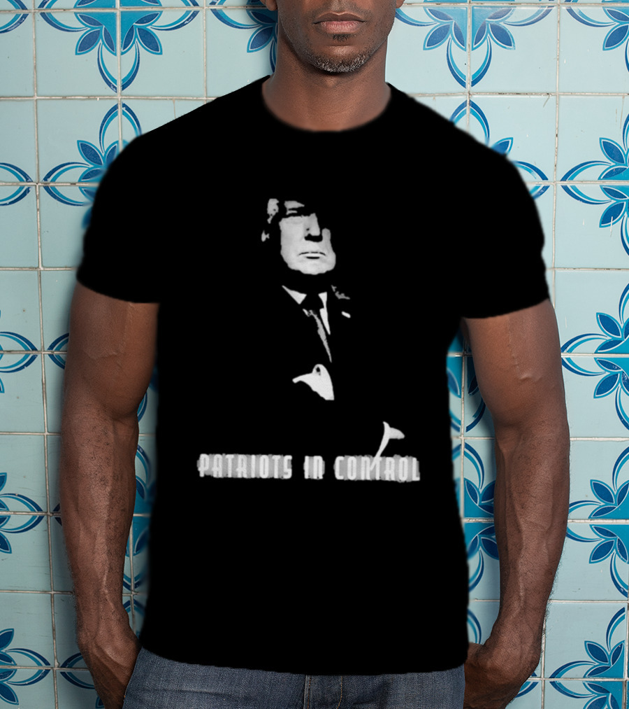 Patriots In Control Trump Image T-Shirt