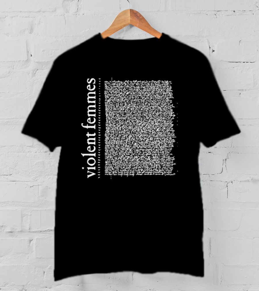 Violent Femmes Self Titled Album Lyrics T-Shirt