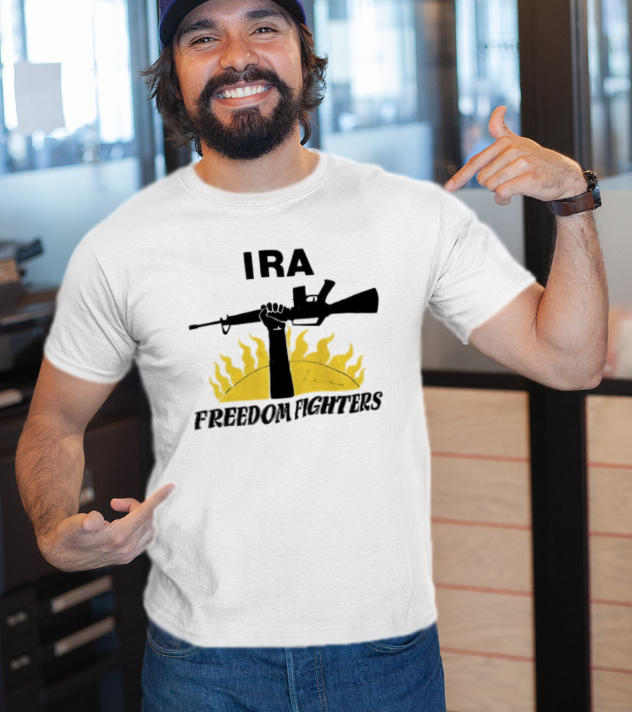 IRA Freedom Fighters Rifle Sunburst T-Shirt