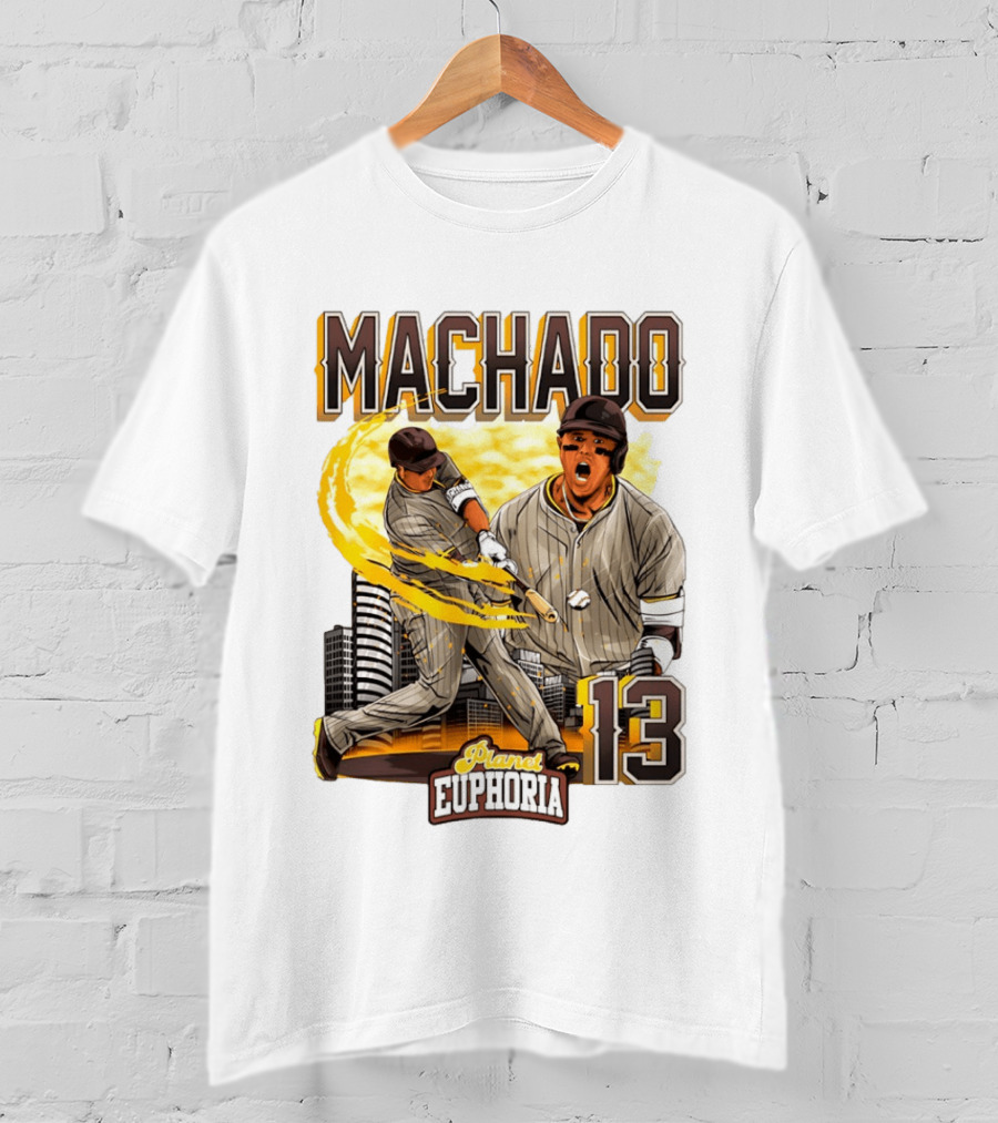 Manny Machado 13 San Diego Padres Planet Euphoria T-Shirt