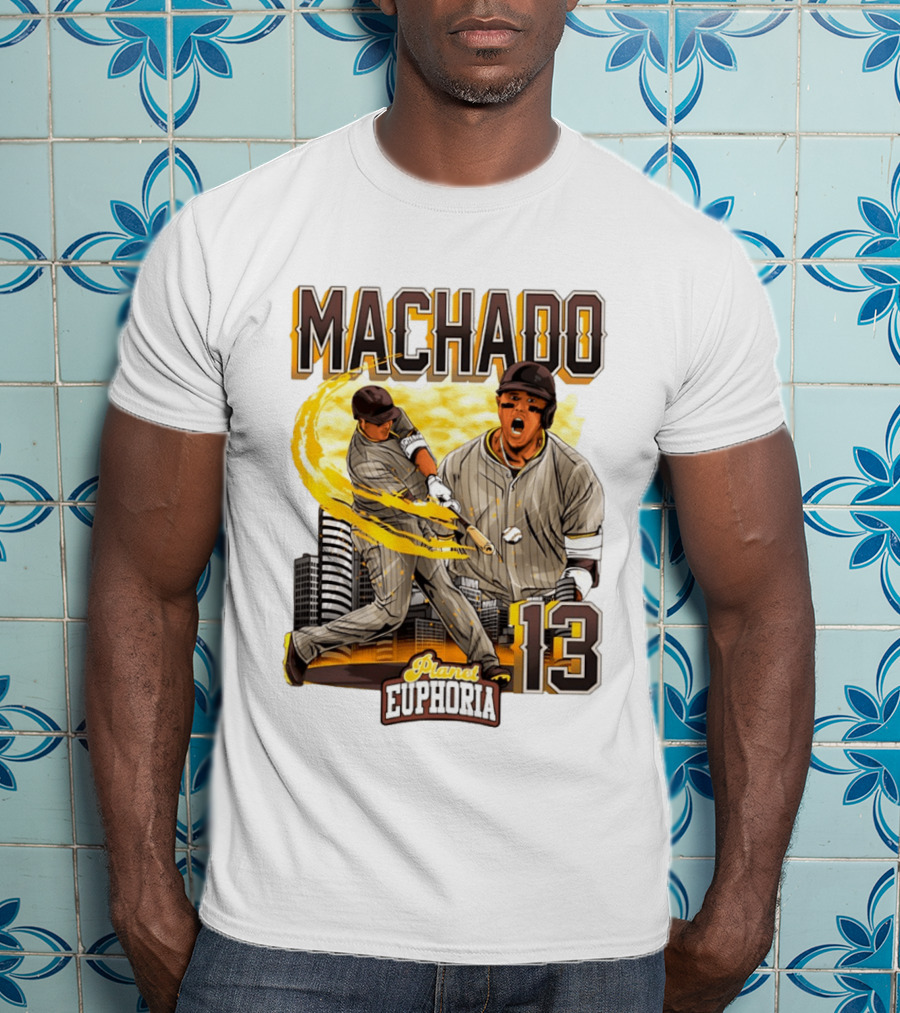 Manny Machado 13 San Diego Padres Planet Euphoria T-Shirt