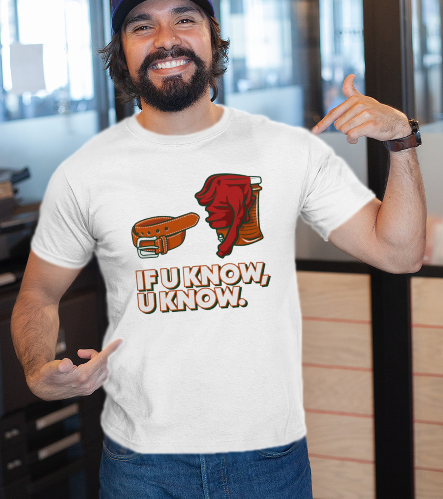 Miami Hurricanes If U Know U Know Belt And Cooler Clothing T-Shirt