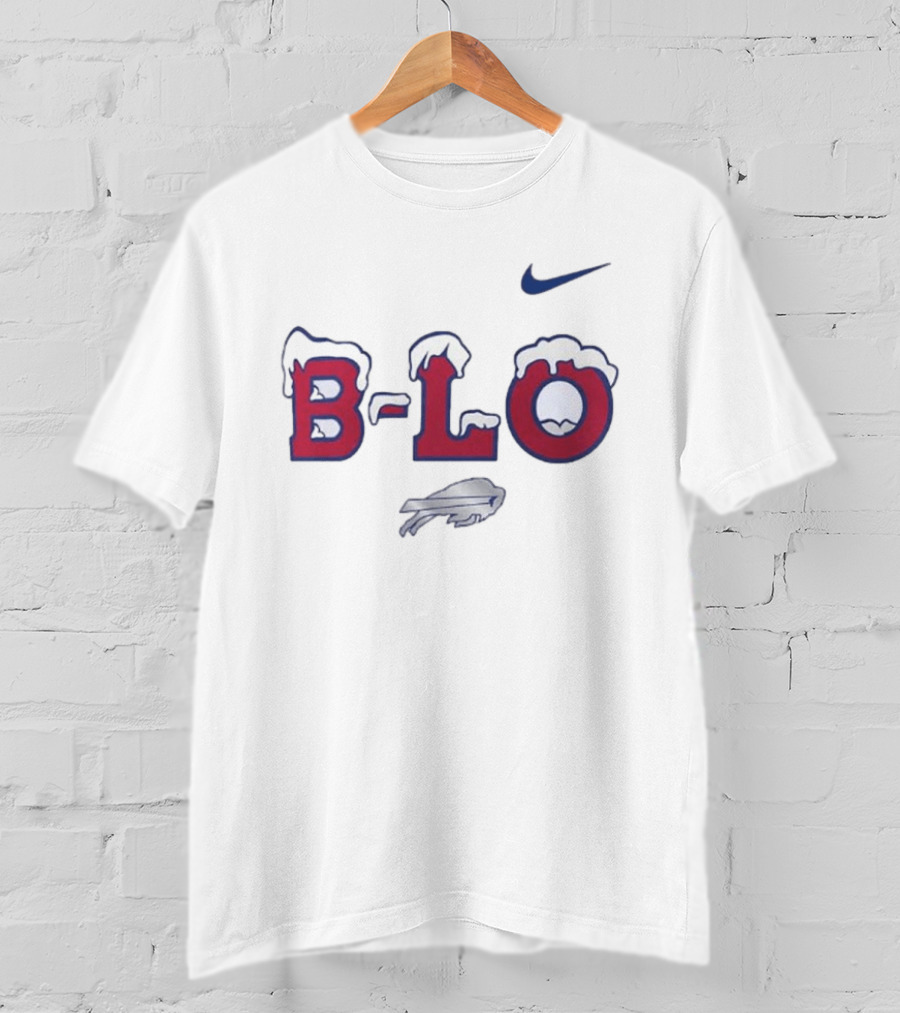 Nike Buffalo Bills B Lo Rivalry Series Snow Edition T-Shirt