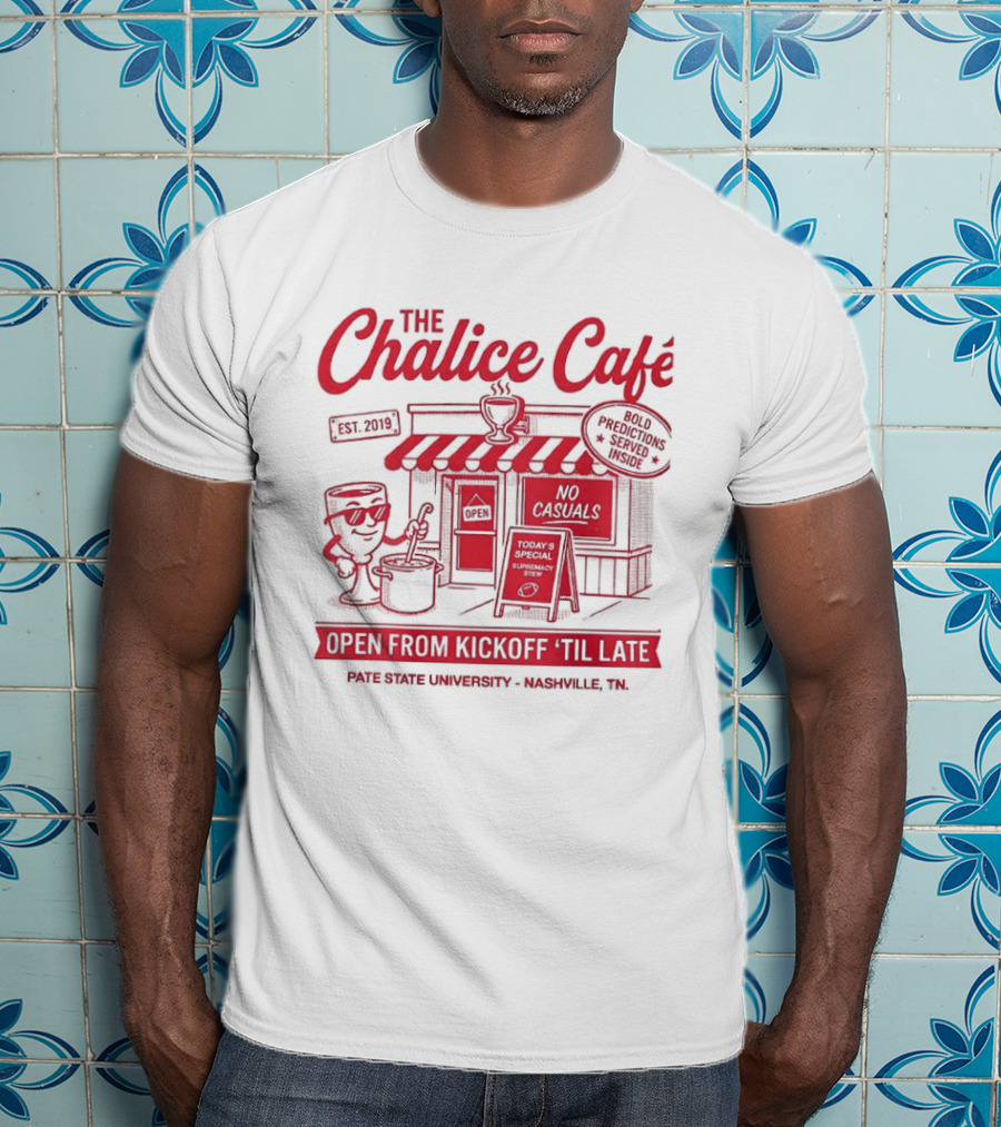 The Chalice Cafe Open From Kickoff 'Til Late Est 2019 Iconic Minneapolis MN Spot T-Shirt
