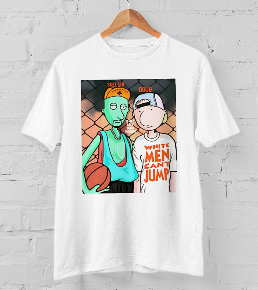 Skeeter Doug Basketball White Men Can't Jump Cartoon Characters T-Shirt