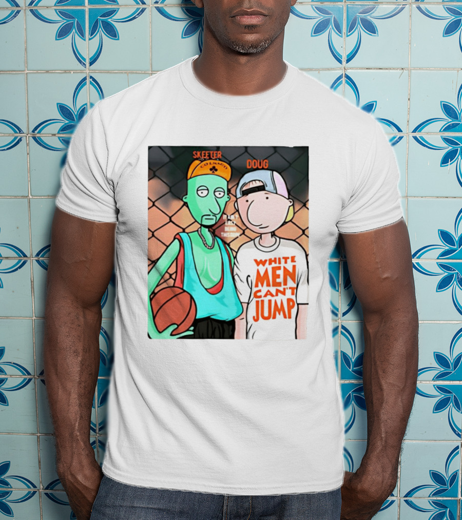Skeeter Doug Basketball White Men Can't Jump Cartoon Characters T-Shirt