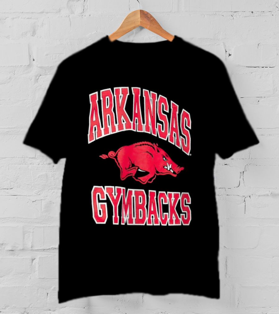 Arkansas Razorbacks Gymbacks Red Pig T-Shirt
