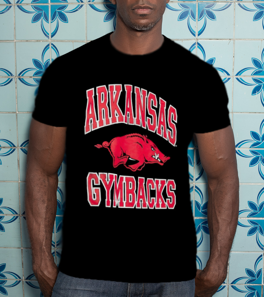 Arkansas Razorbacks Gymbacks Red Pig T-Shirt