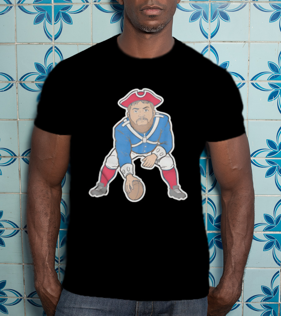 Best Section 10 Football Colonial Style Quarterback In Revolutionary War Uniform T-Shirt