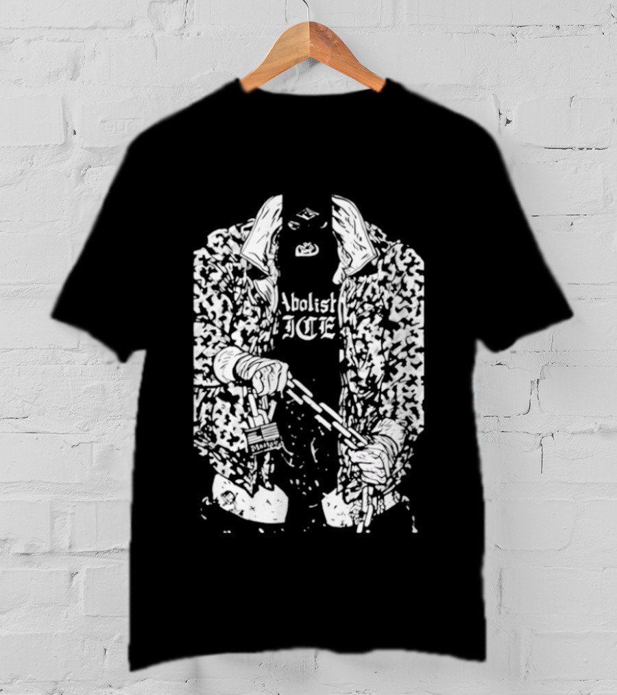Abolish Ice Chain Coat Punk T-Shirt