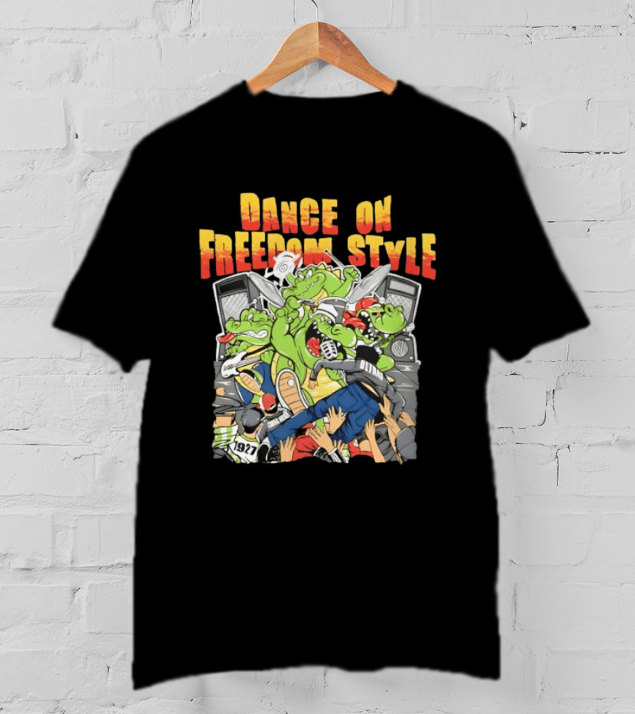Dance On Freedom Style 1927 Energetic Party Crocodiles T-Shirt