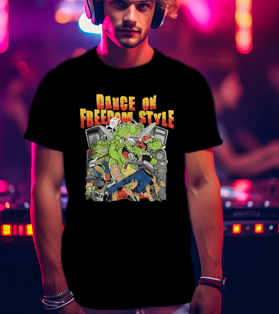 Dance On Freedom Style 1927 Energetic Party Crocodiles T-Shirt