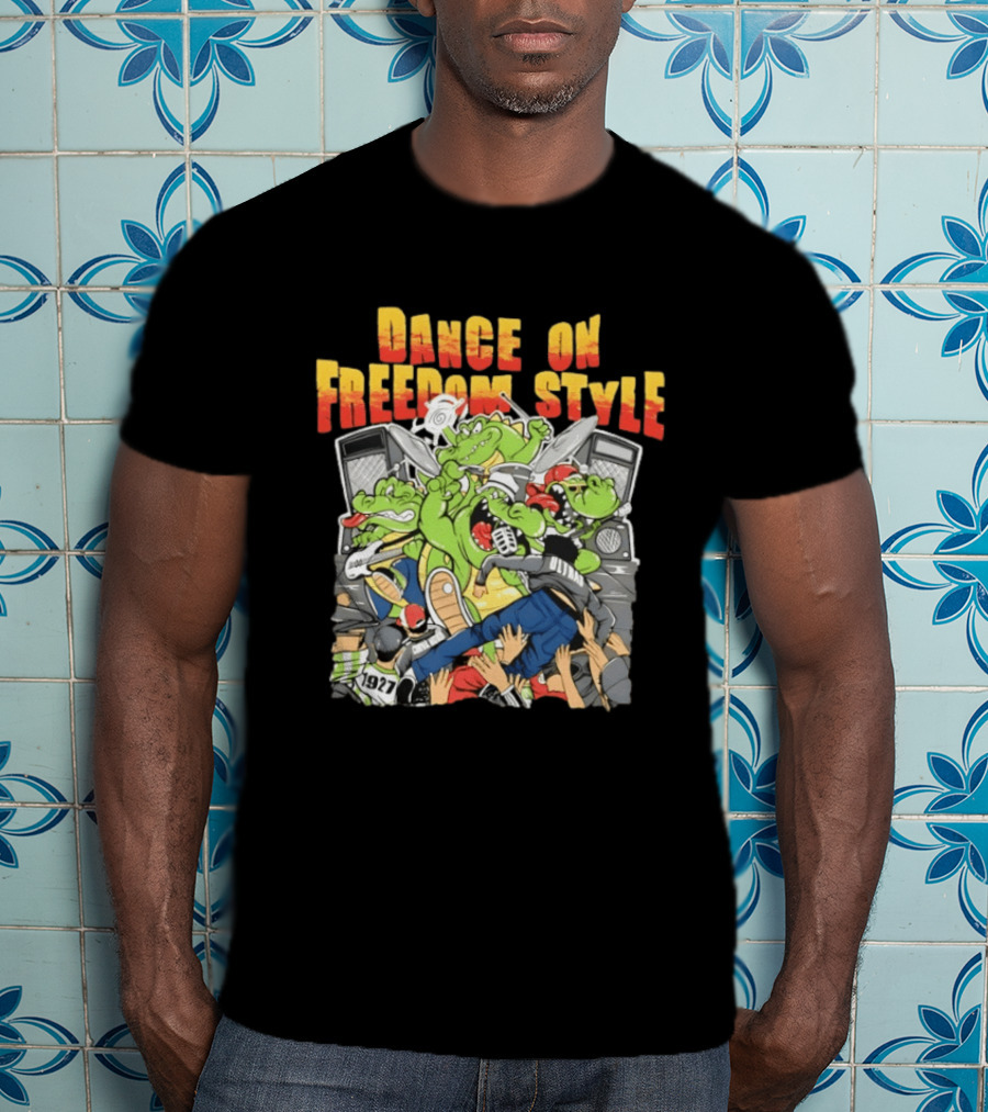 Dance On Freedom Style 1927 Energetic Party Crocodiles T-Shirt
