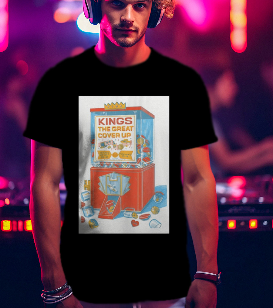 Kings The Great Cover Up January Raleigh NC 2026 February 2027 T-Shirt