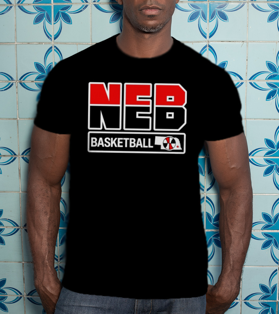 NEB Basketball Crewnecks Vintage Style Basketball T-Shirt