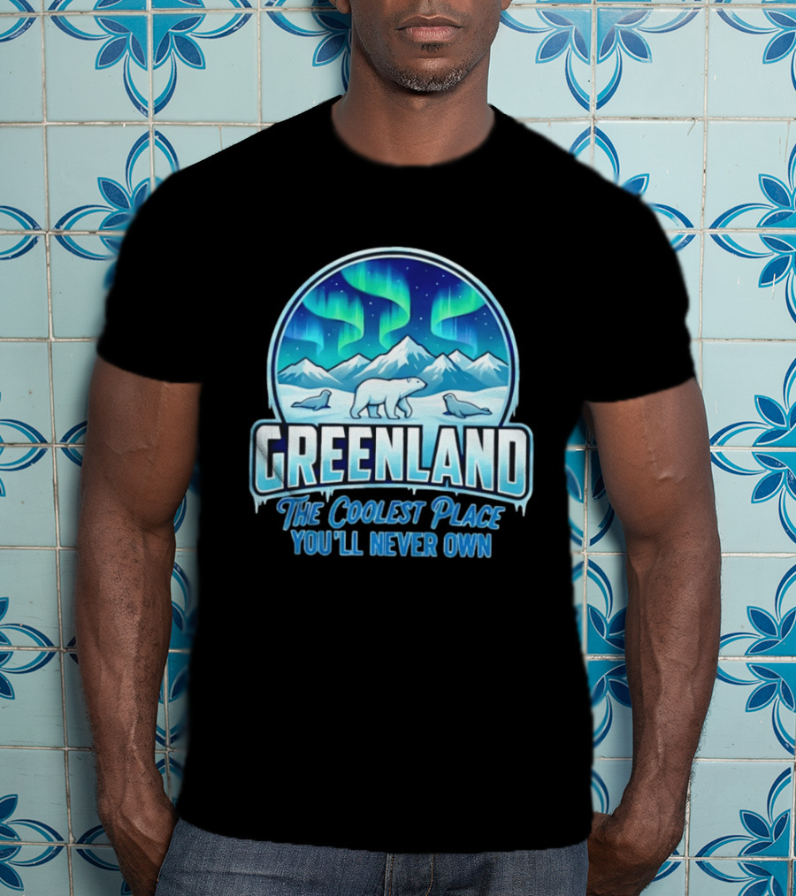 Greenland Northern Lights Polar Bear Arctic Adventure The Coolest Place You'll Never Own T-Shirt