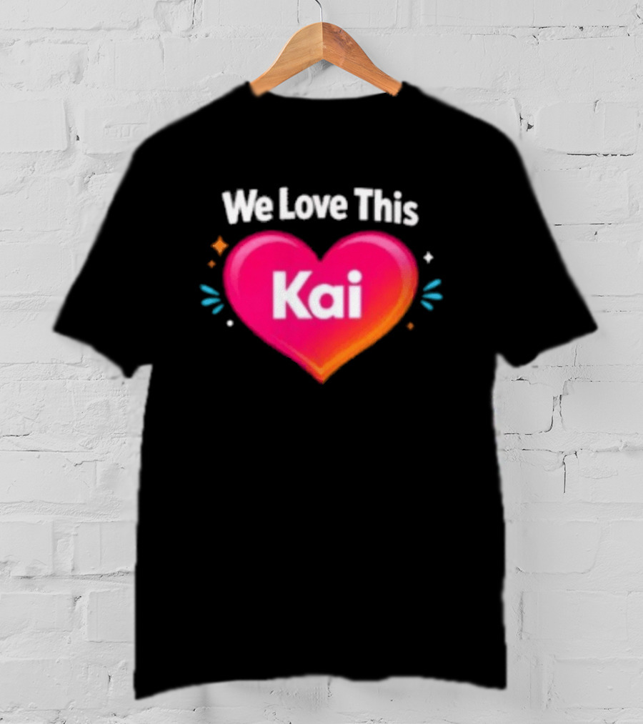 We Love This Kai Heart Design With Colorful Accents T-Shirt