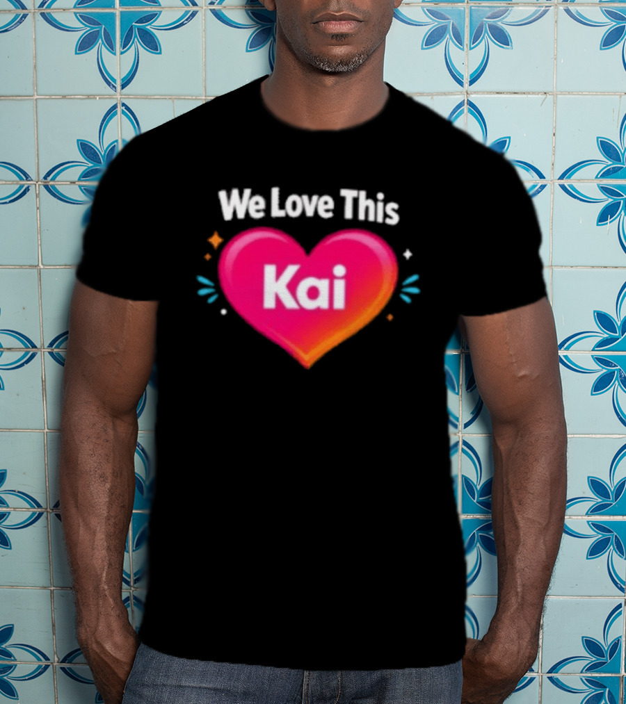 We Love This Kai Heart Design With Colorful Accents T-Shirt
