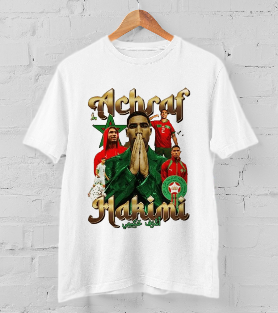 Achraf Hakimi Morocco National Team World Cup 2026 T-Shirt