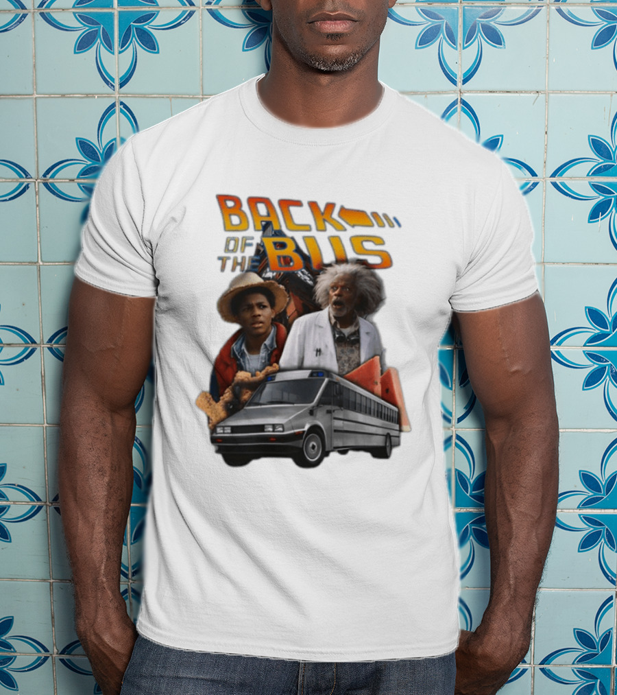 Back Of The Bus Memer Time Travel Comedy Mashup T-Shirt