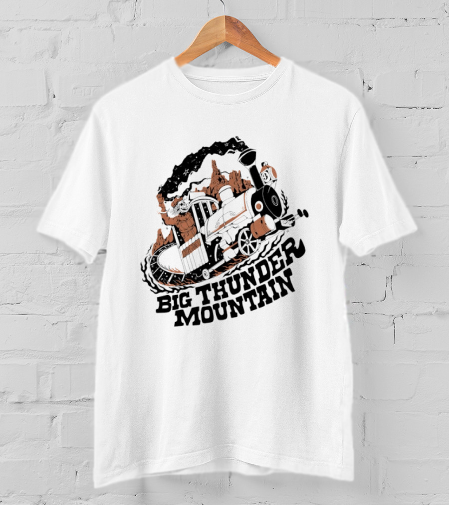 Big Thunder Mountain Railroad Skeleton Train Adventure T-Shirt