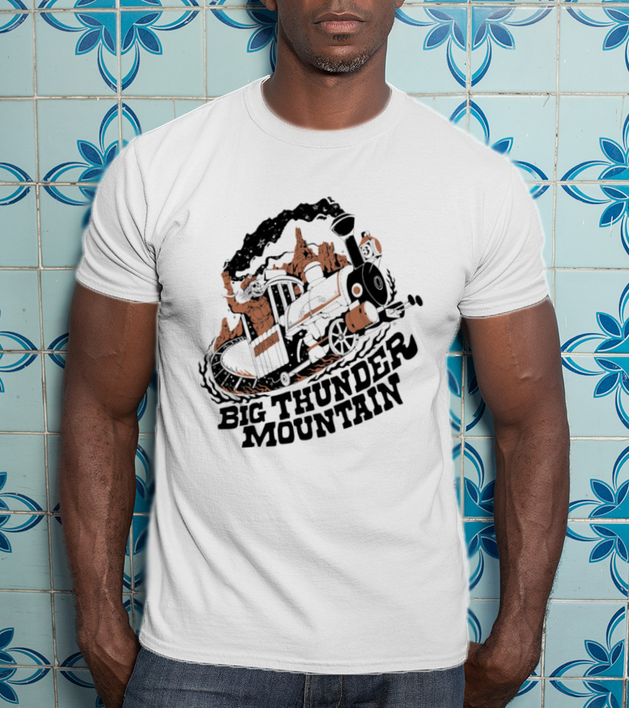 Big Thunder Mountain Railroad Skeleton Train Adventure T-Shirt