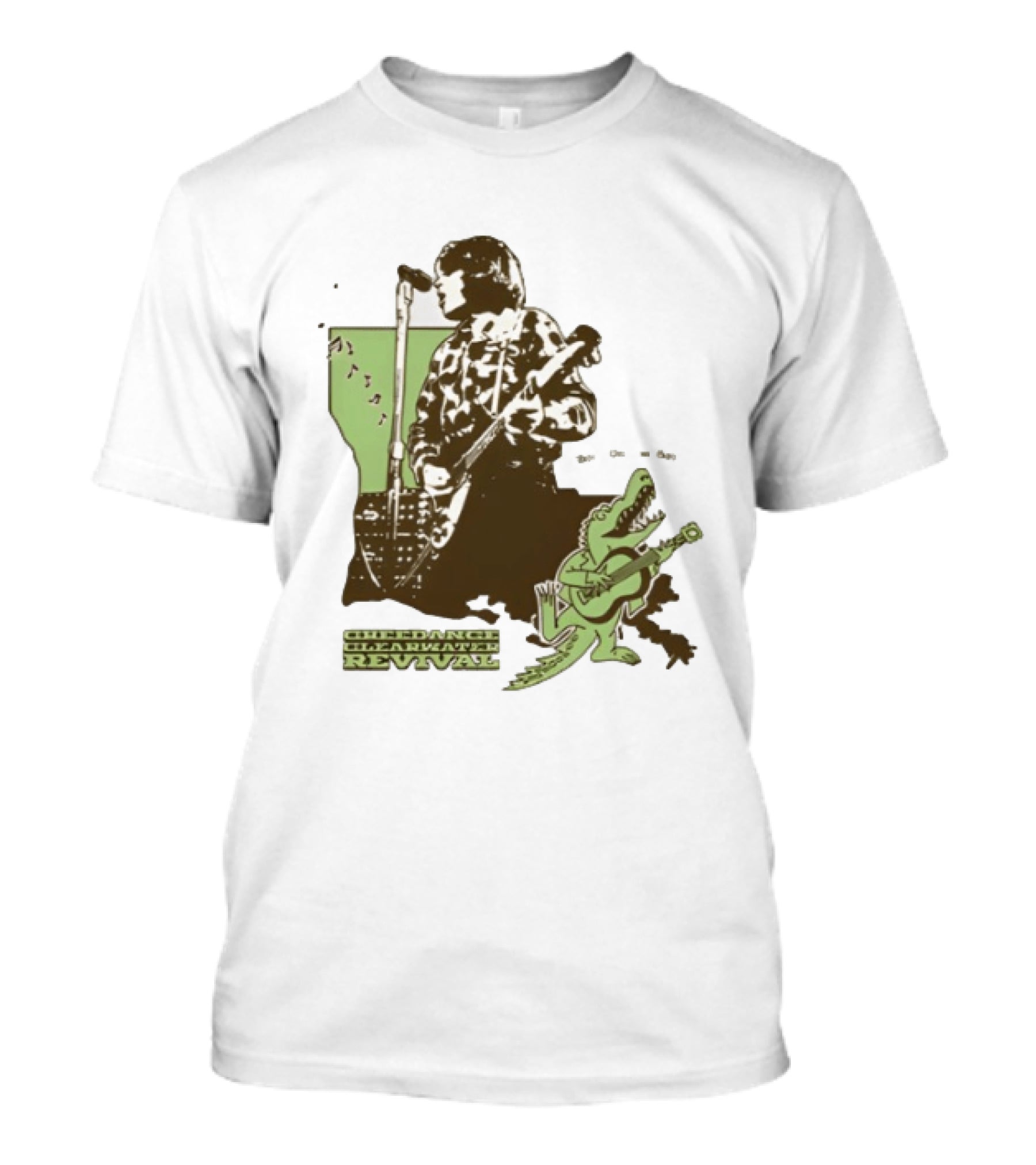 Creedence Clearwater Revival Bayou Vibes Swampy Riffs Pure CCR T-Shirt