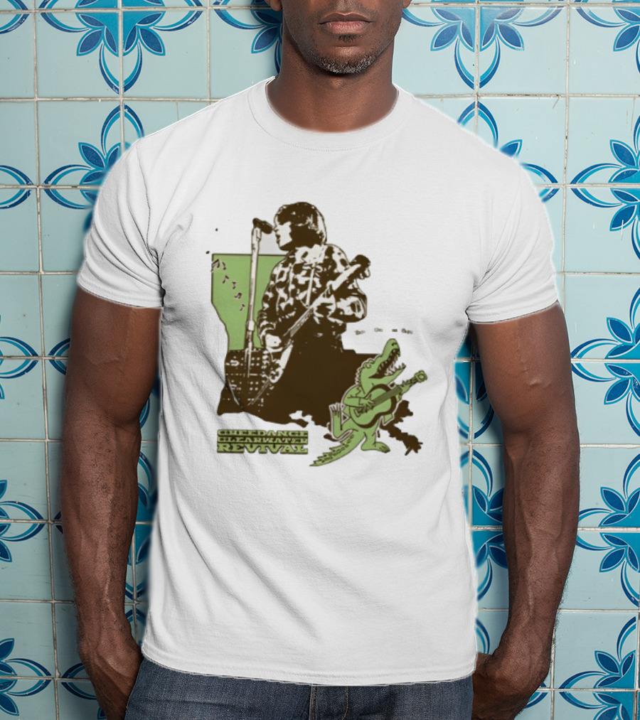 Creedence Clearwater Revival Bayou Vibes Swampy Riffs Pure CCR T-Shirt