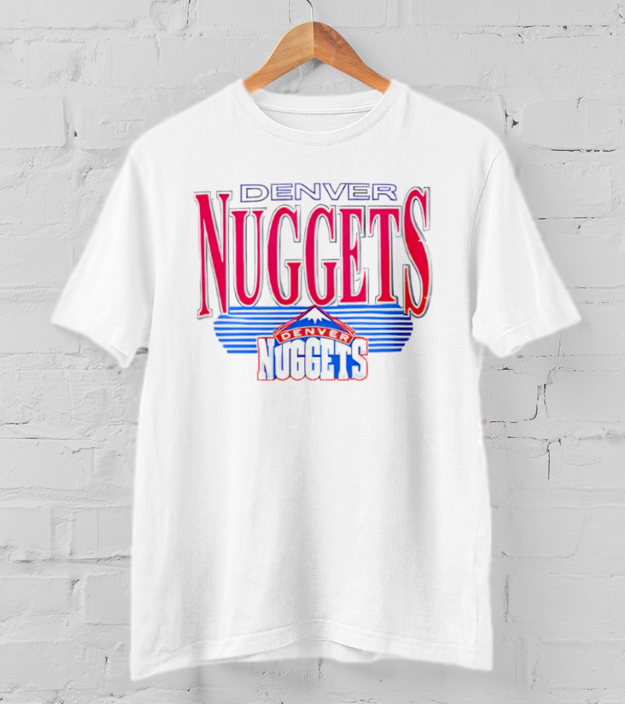 Denver Nuggets NBA Basketball Retro Style Vintage Logo Collection T-Shirt