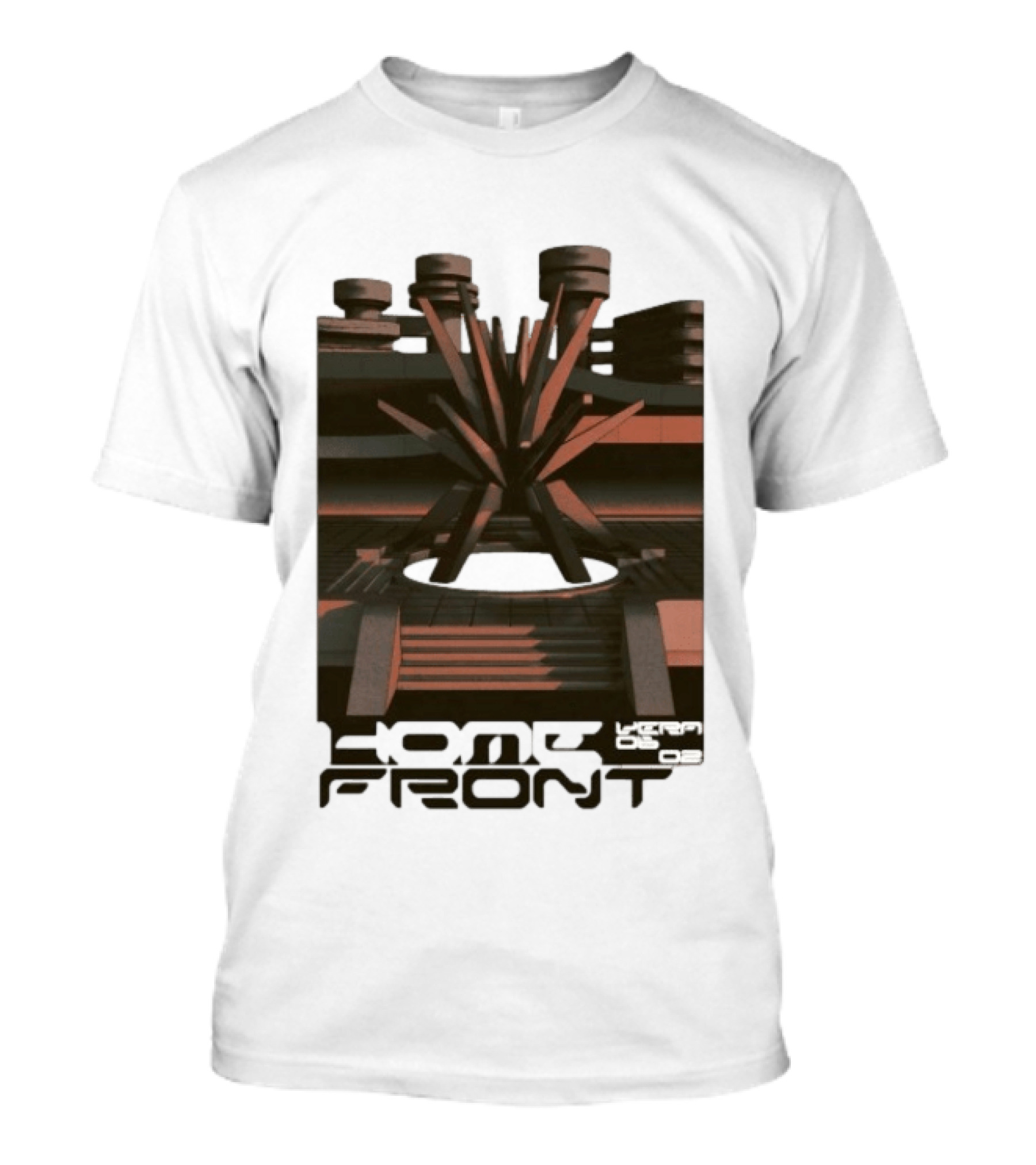 Home Front Feb 6 2026 Groningen NL Geometric Architecture T-Shirt