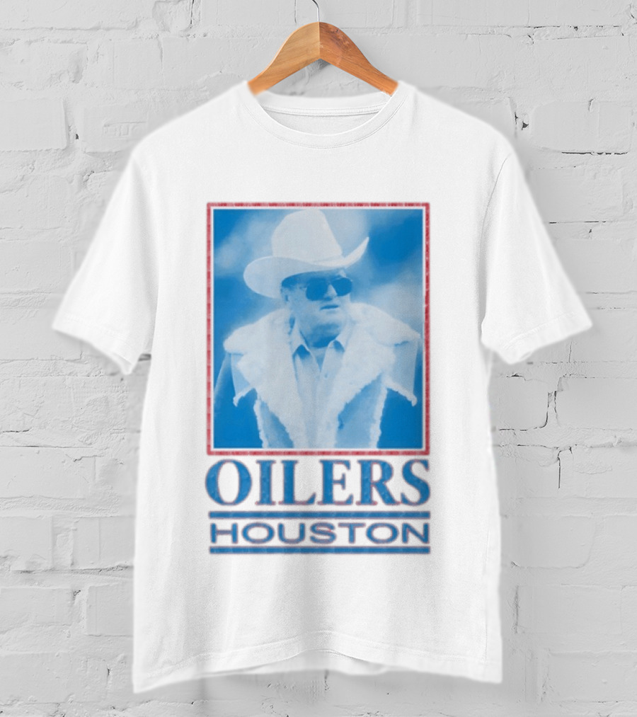 Houston Oilers Coach Bum Phillips T-Shirt
