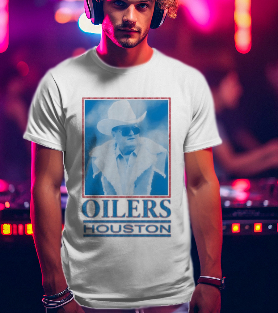 Houston Oilers Coach Bum Phillips T-Shirt