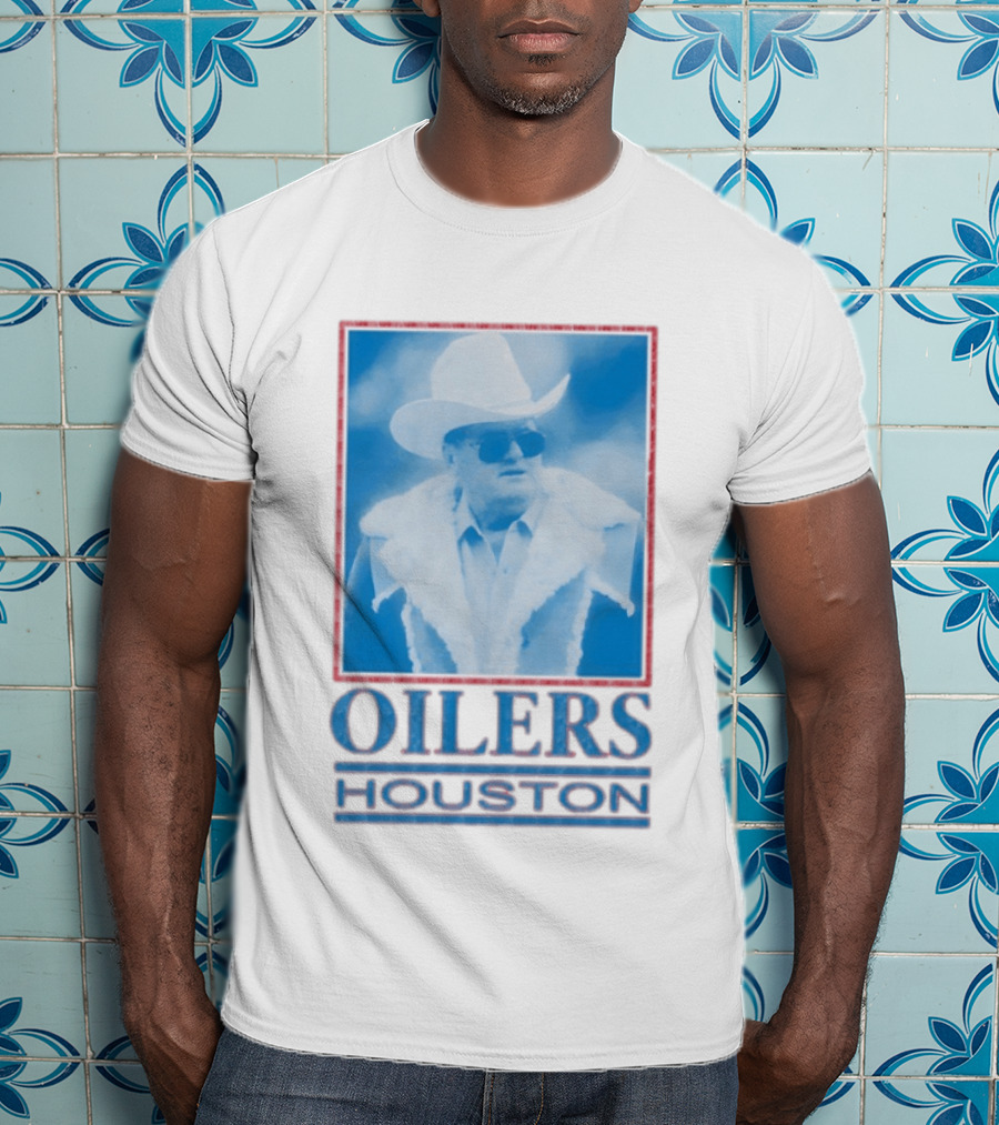 Houston Oilers Coach Bum Phillips T-Shirt